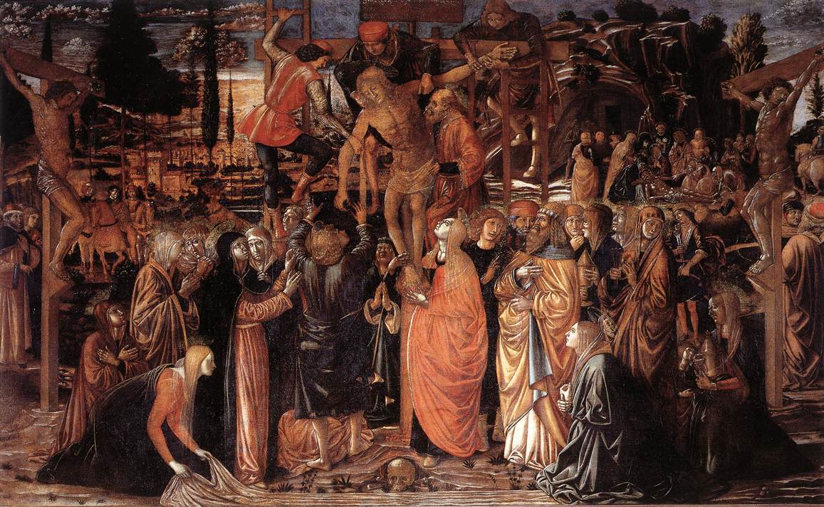 GOZZOLI, Benozzo Descent from the Cross sg